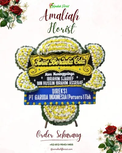 Papan Bunga Duka di Banjarejo
