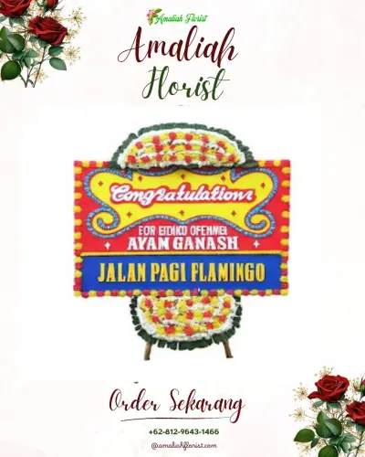 Bunga Papan Congratulation di Banjarejo